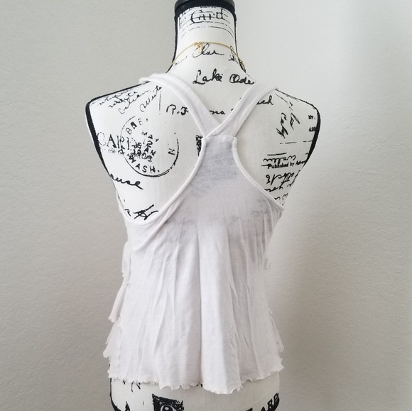 Guess Sleeveless Ruffle Top - Picture 3 of 4